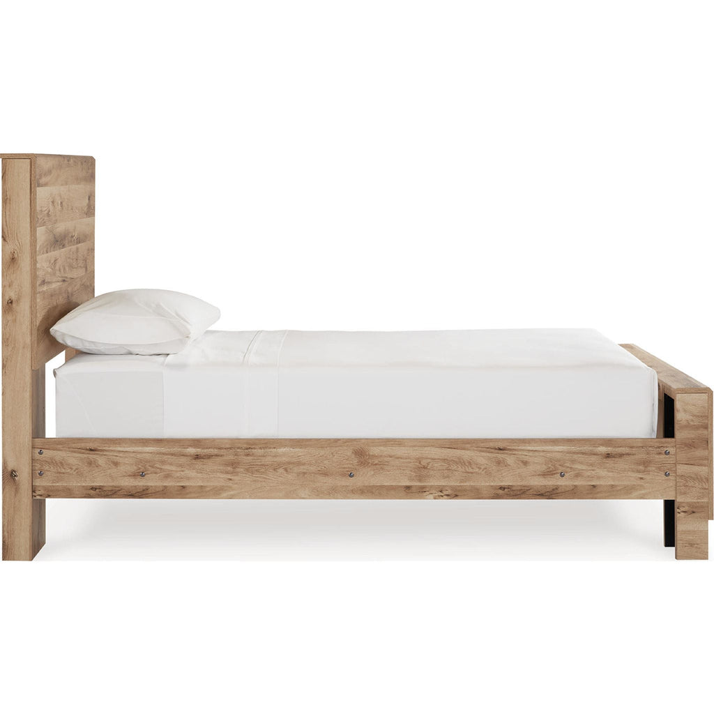 Hyanna 6 Piece Panel Bedroom - Tan Brown