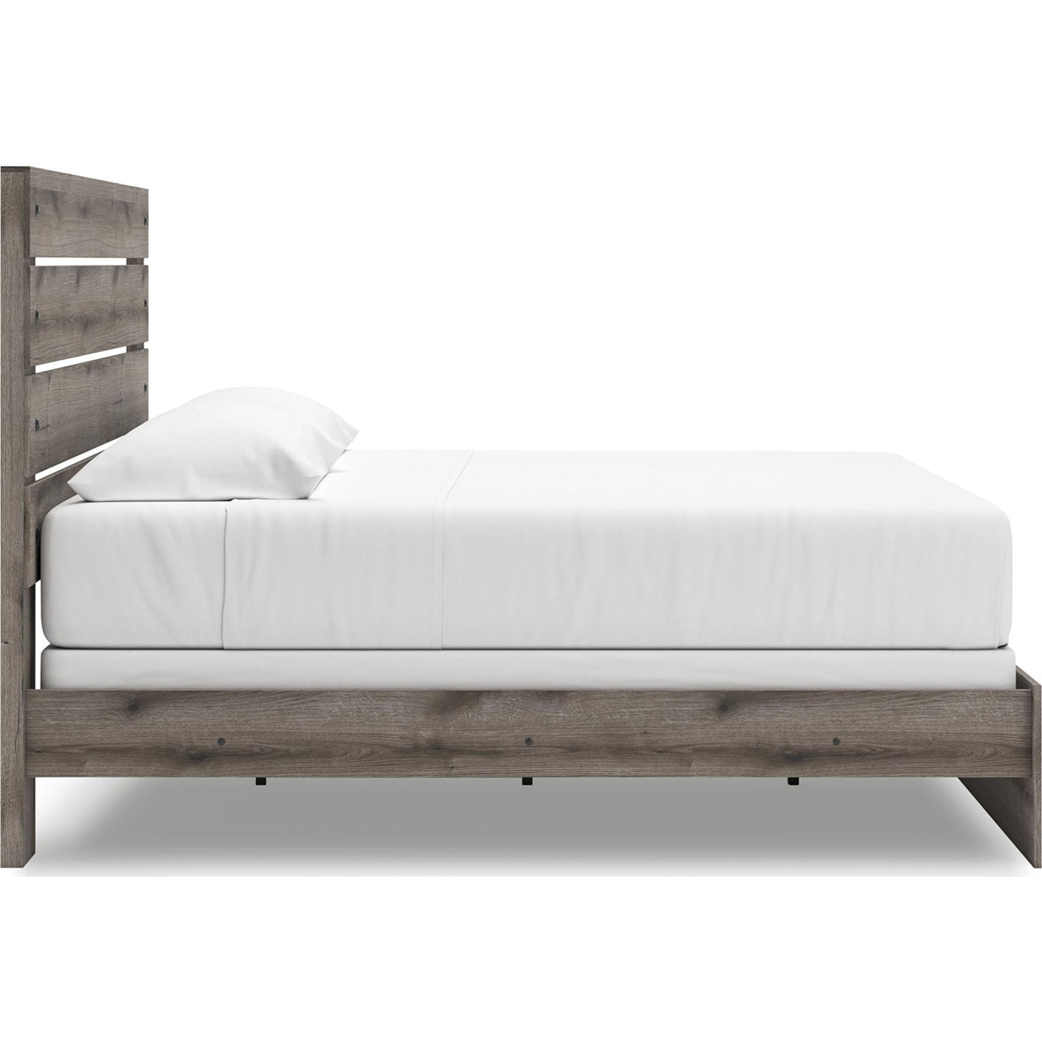 Graystorm King Panel Bed - Brown Gray
