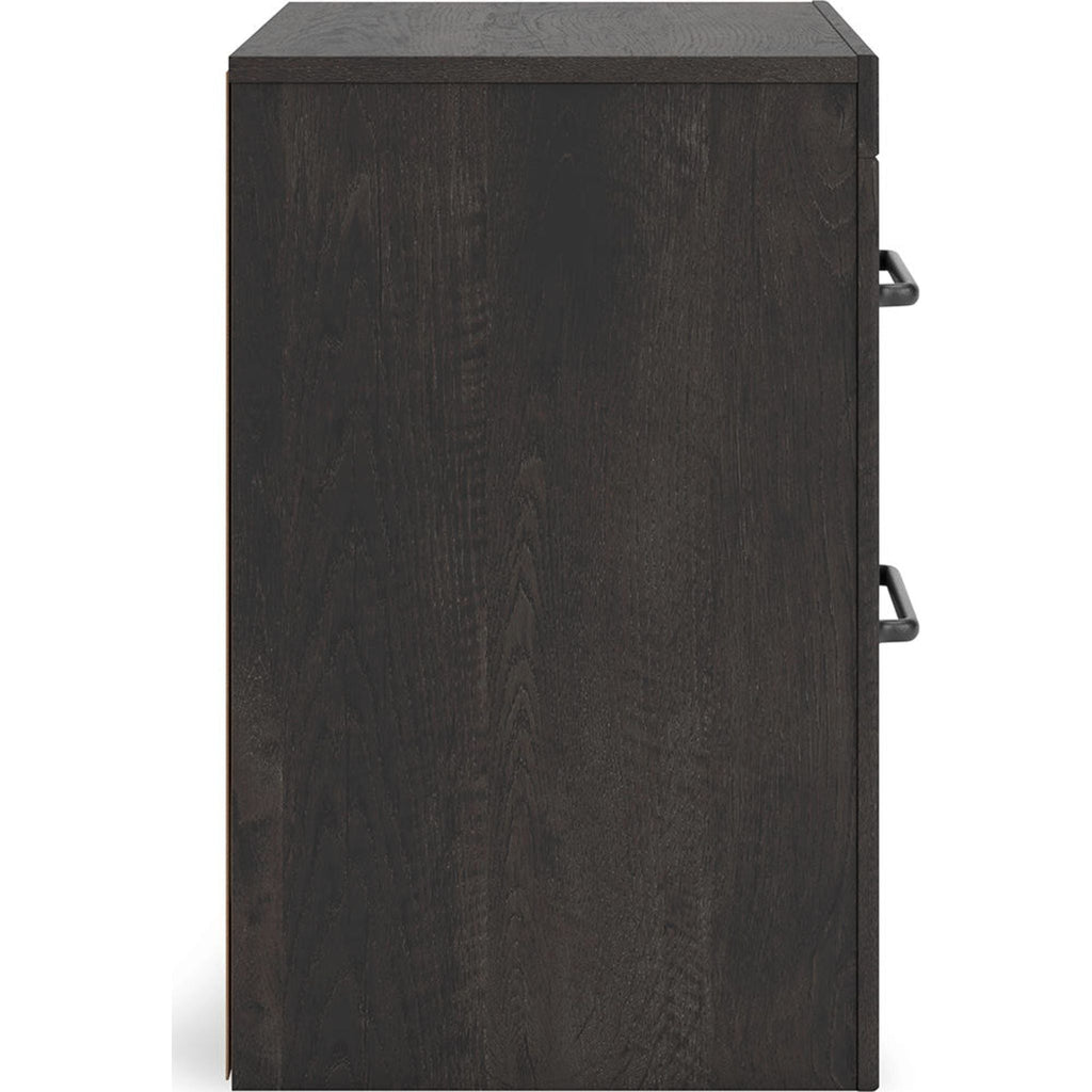 Hollivern Nightstand - Dark Gray
