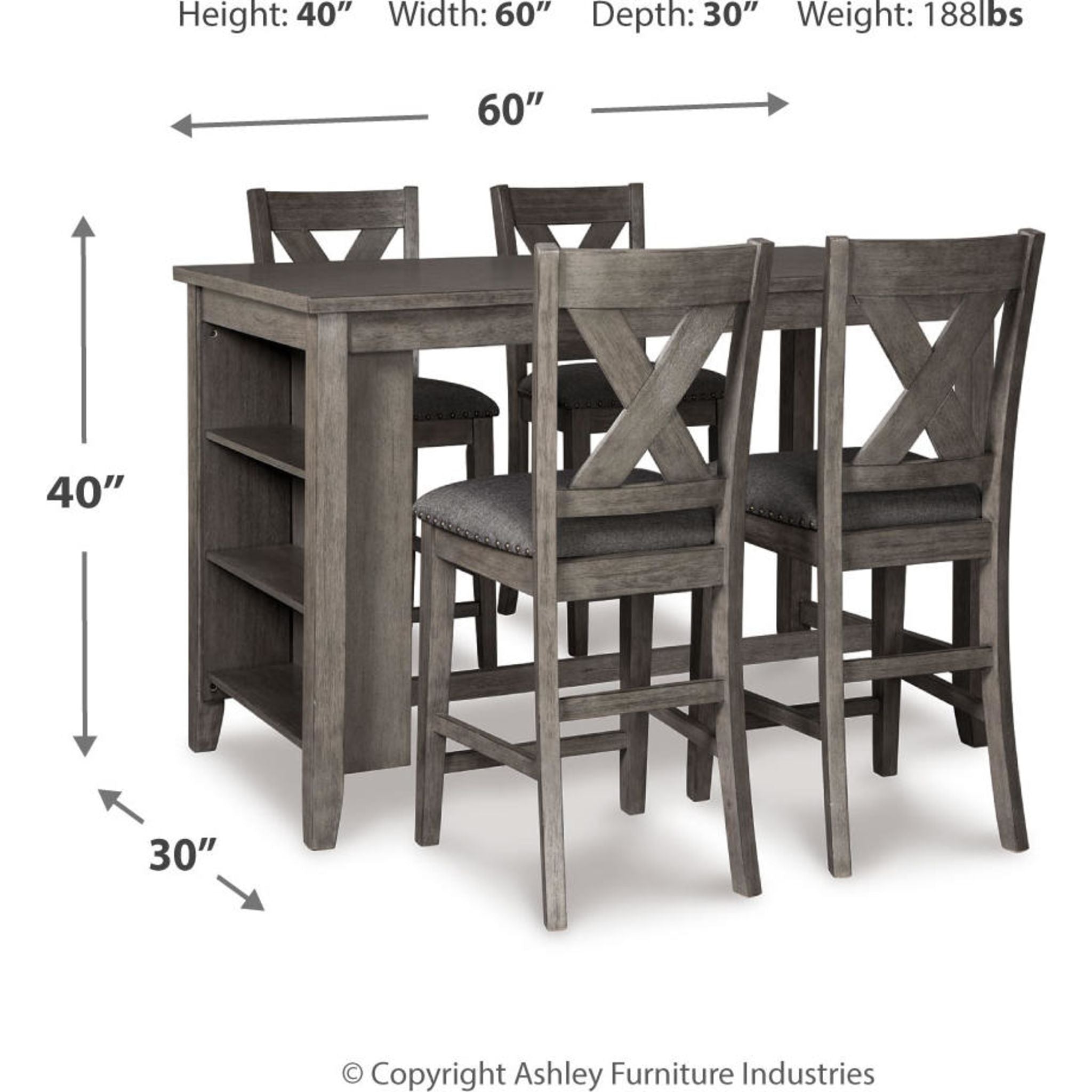 Caitbrook Counter Dining Set
