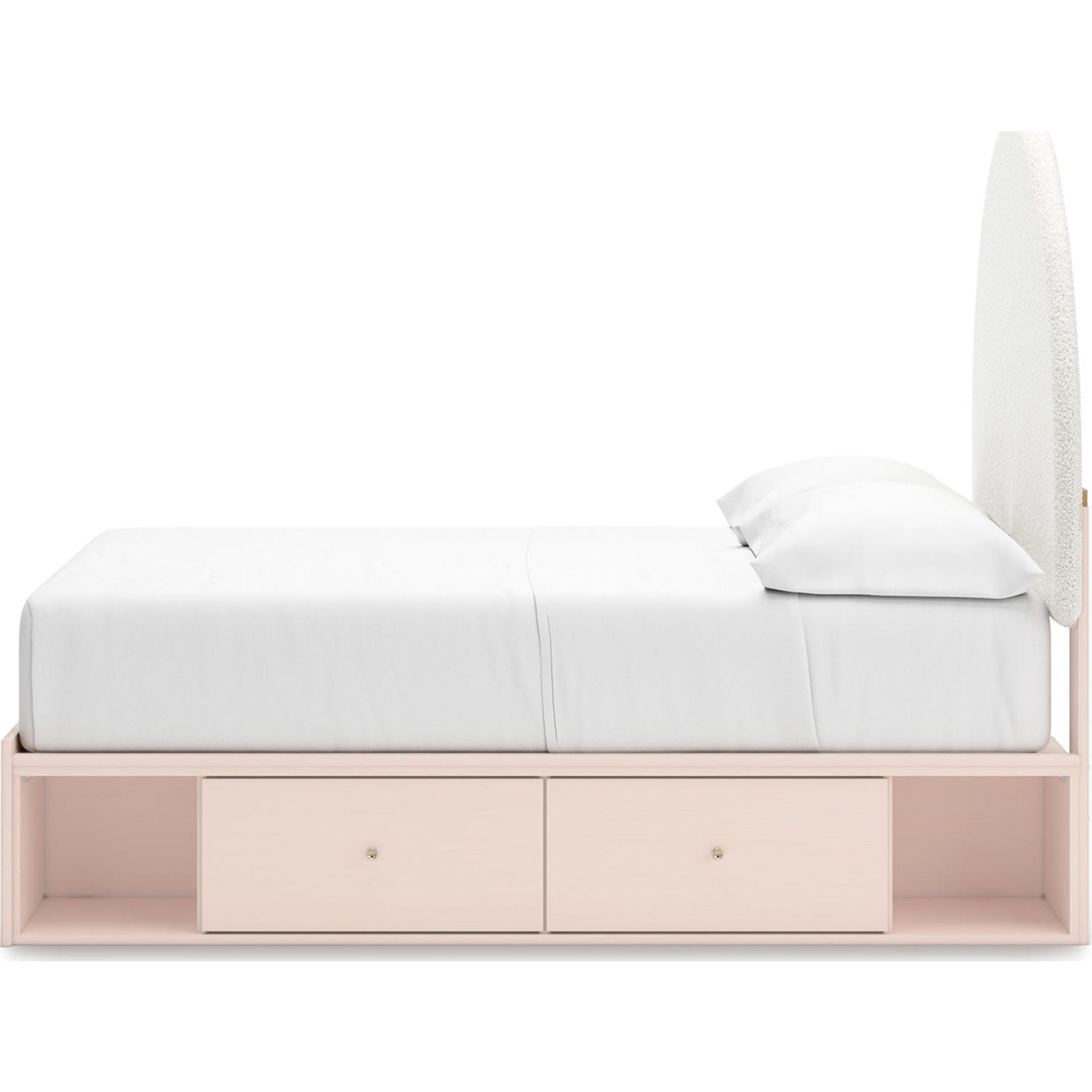 Wistenpine Full Storage Bed - Blush