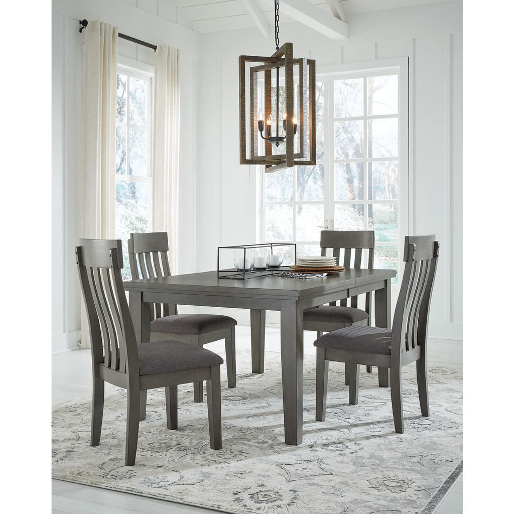 Hallanden Dining Extension Table - Gray - (D589-35)