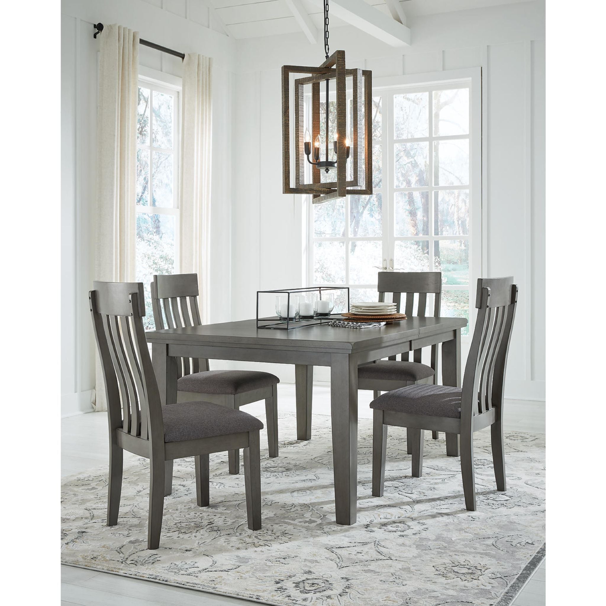Hallanden Dining Extension Table - Gray - (D589-35)