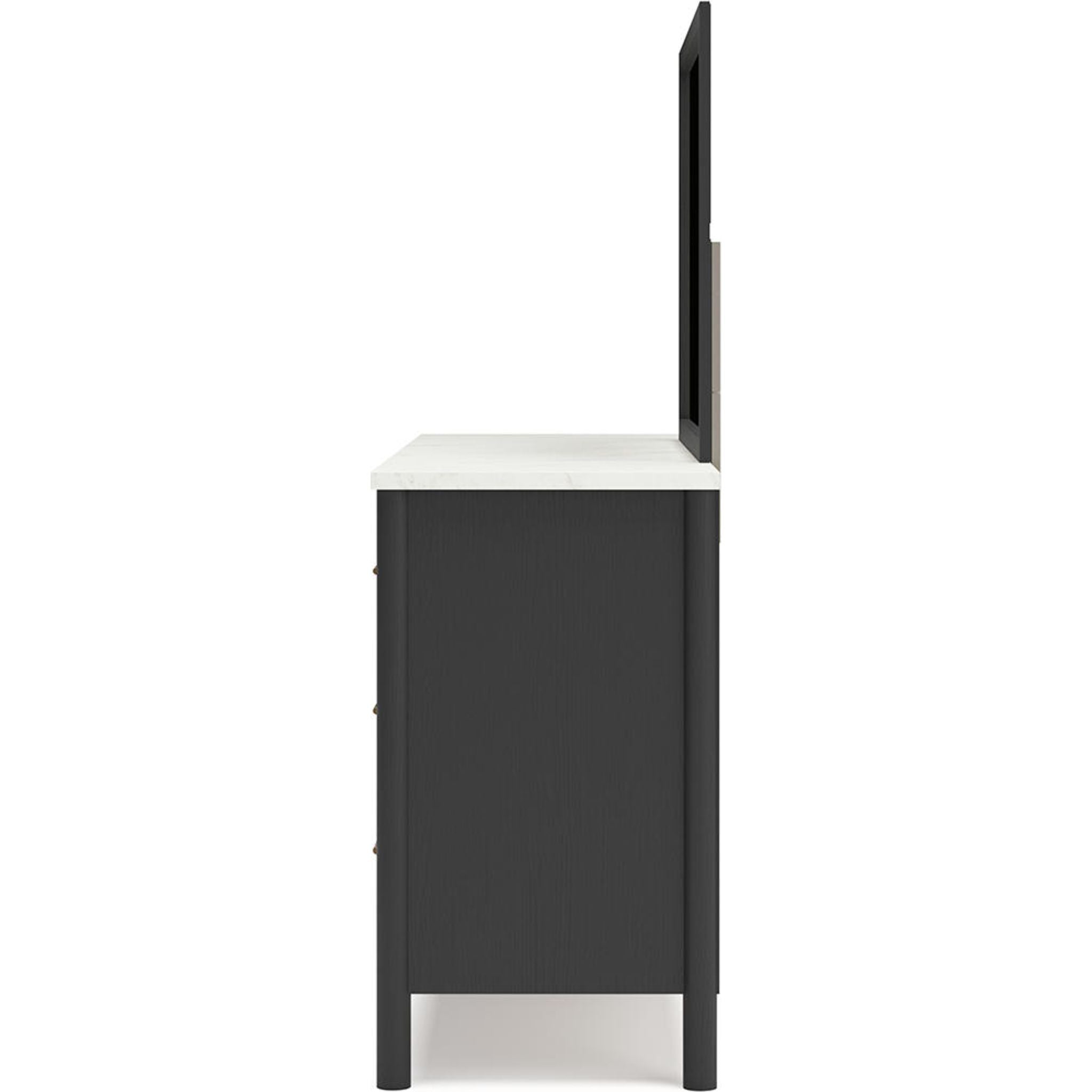 Cadmori 6 Piece Full Platform Bedroom - Black/White