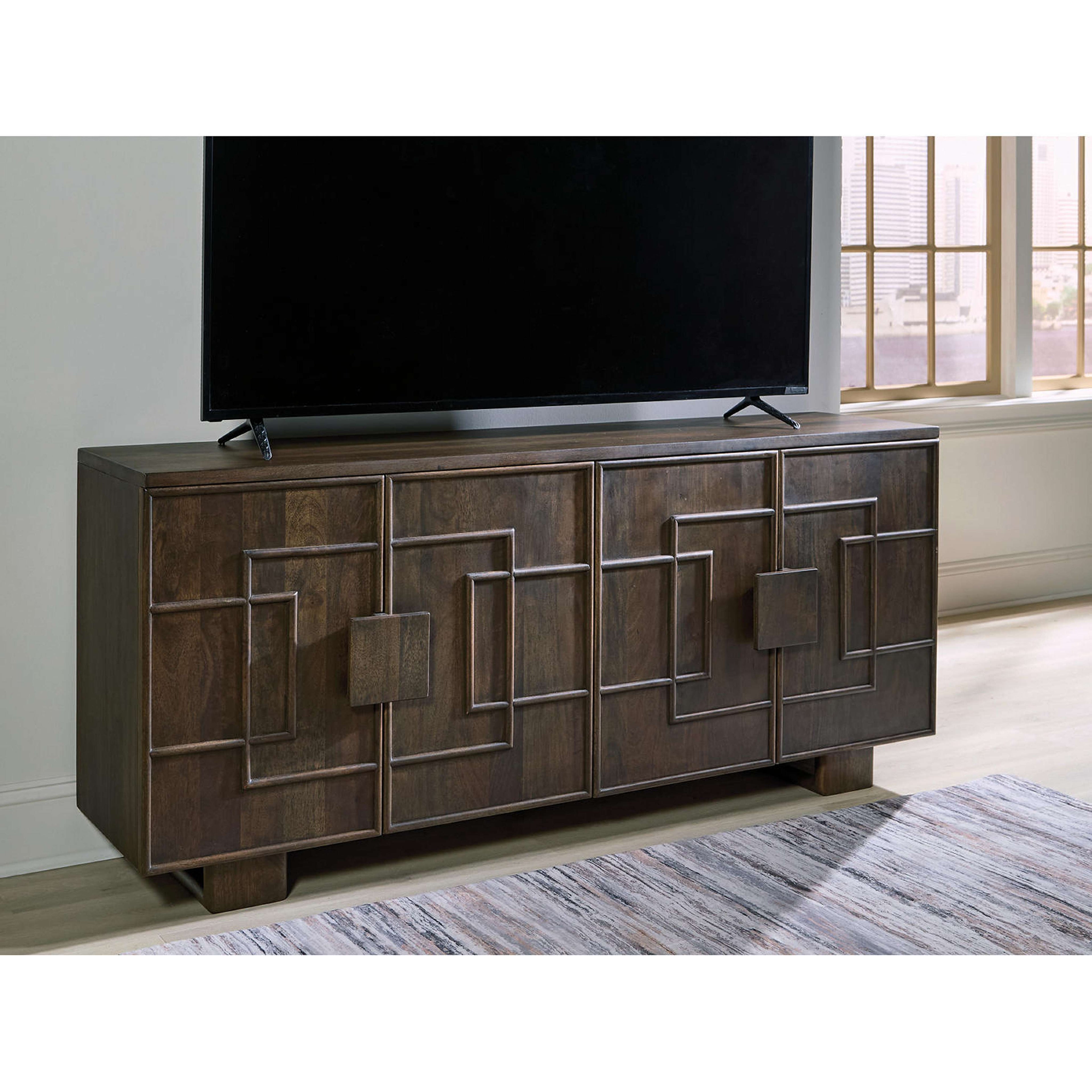 Cato Accent Cabinet - Dark Brown