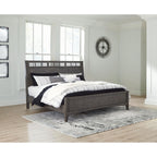 Montillan 6 Piece Queen Panel Bedroom - Grayish Brown