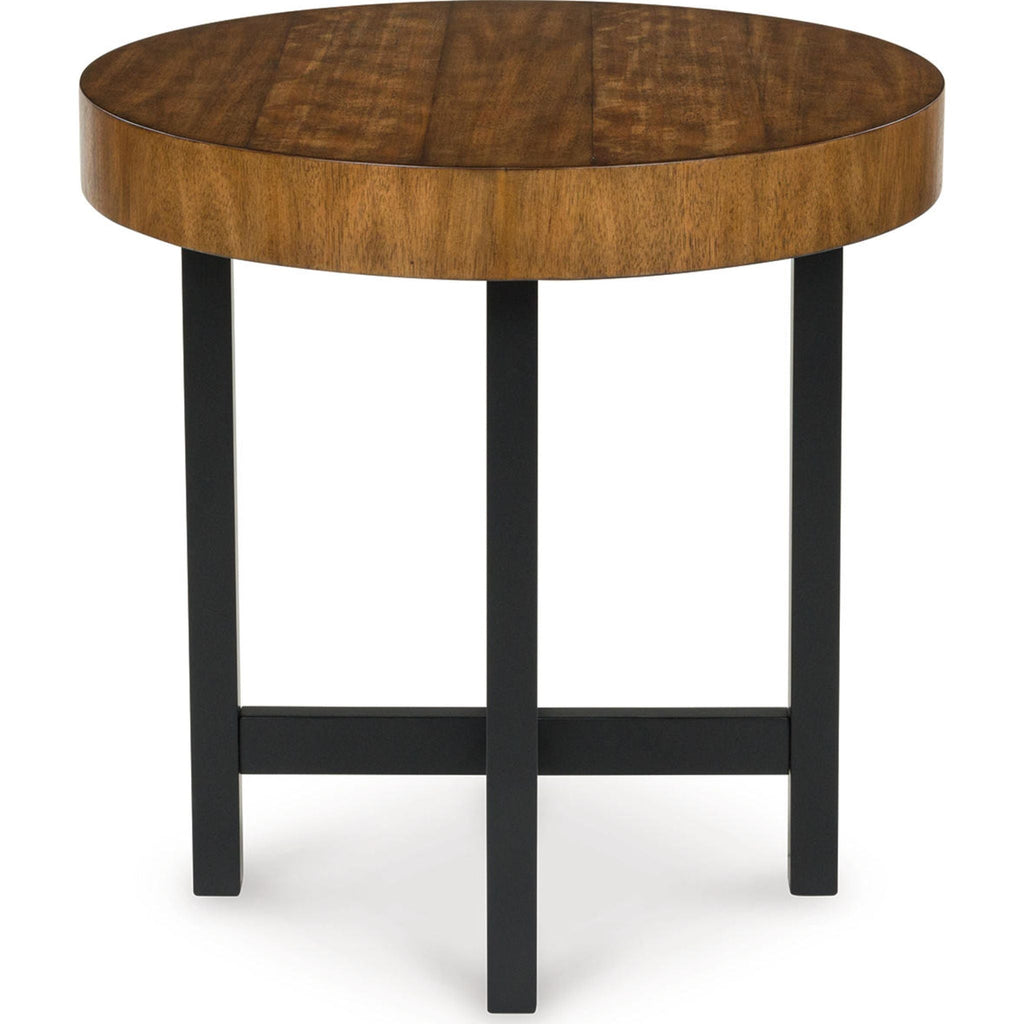 Steenlage 2 Pack Tables - Brown/Black