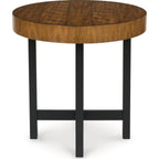 Steenlage 2 Pack Tables - Brown/Black