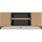 Brollevi TV Stand with Fireplace - White