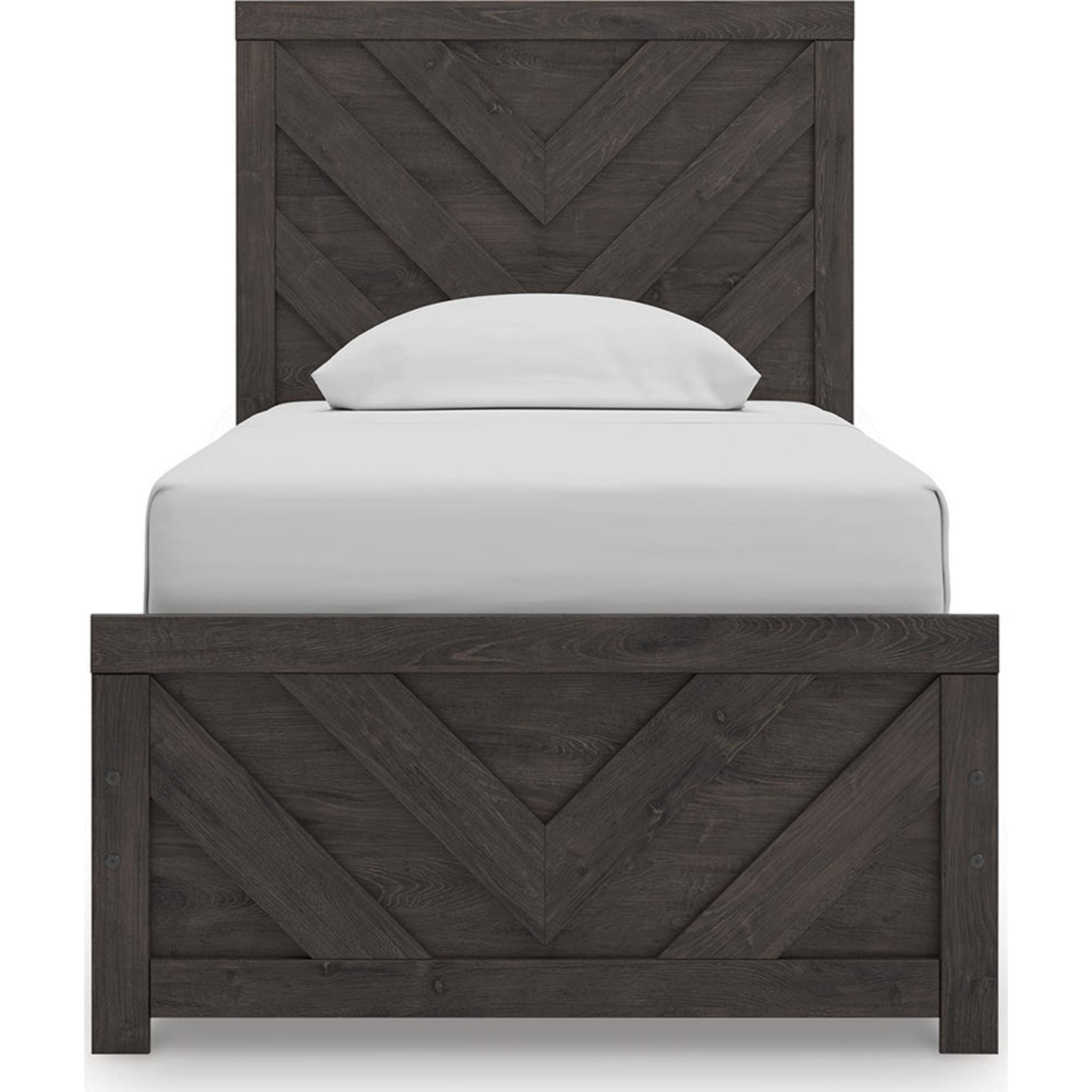 Prendonea Twin Panel Bed - Charcoal