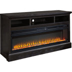 Entertainment Accessories Fireplace Insert - Black