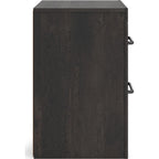 Hollivern Nightstand - Dark Gray