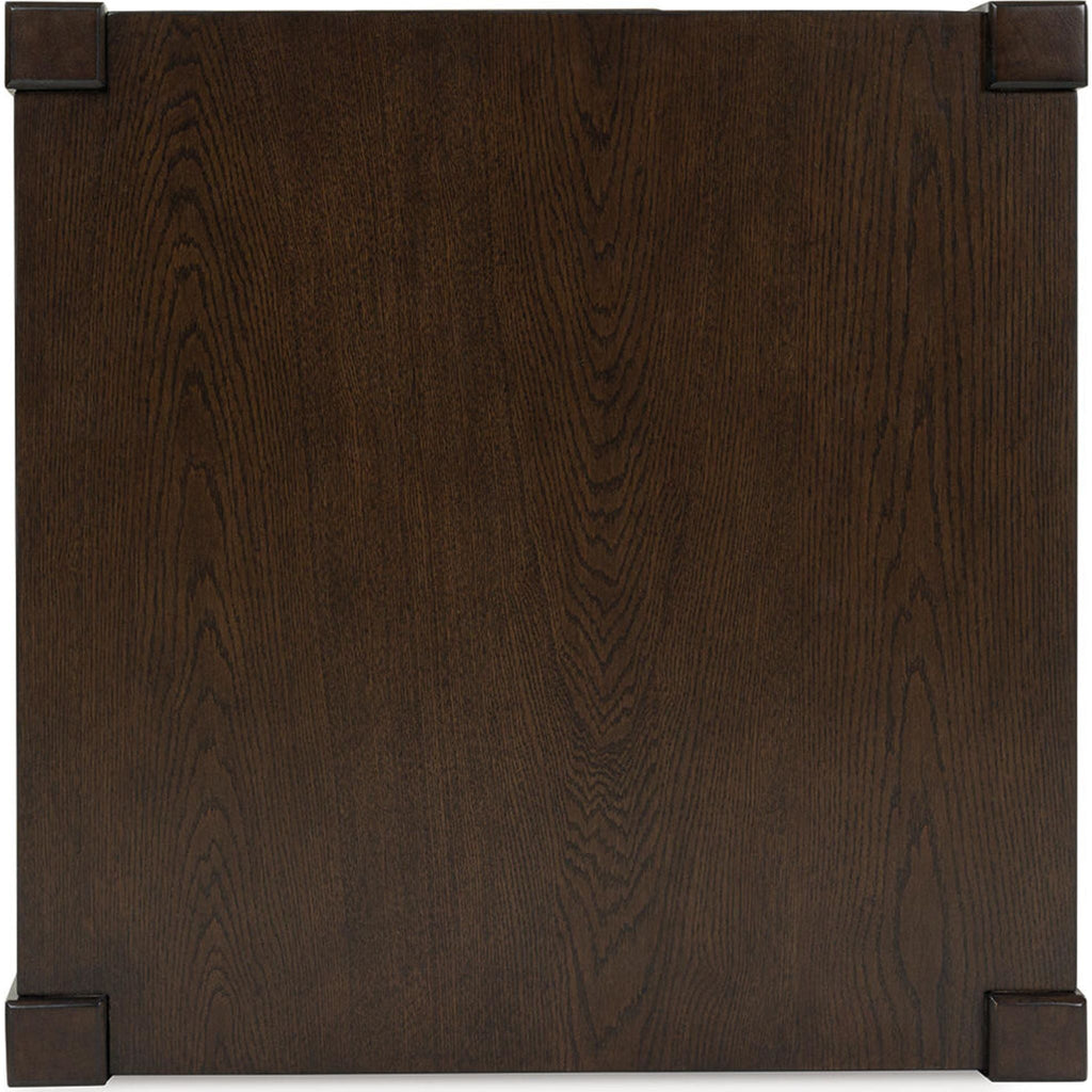 Breckington End Table - Dark Brown