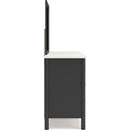 Cadmori 6 Piece Full Platform Bedroom - Black/White