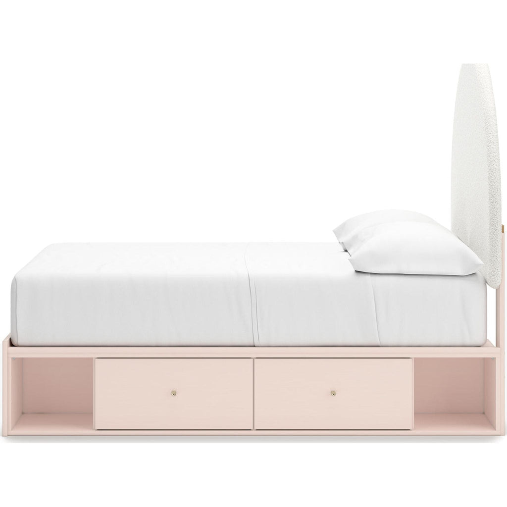 Wistenpine Full Storage Bed - Blush