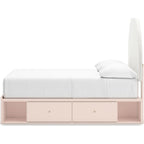 Wistenpine Full Storage Bed - Blush