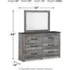 Bronyan 6 Piece Panel Bedroom