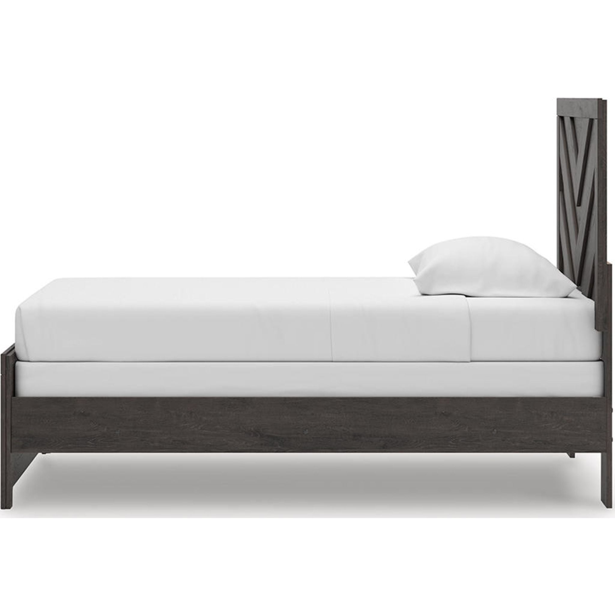 Prendonea Twin Panel Bed - Charcoal