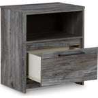 Baystorm 6 Piece King Panel Bedroom - Gray