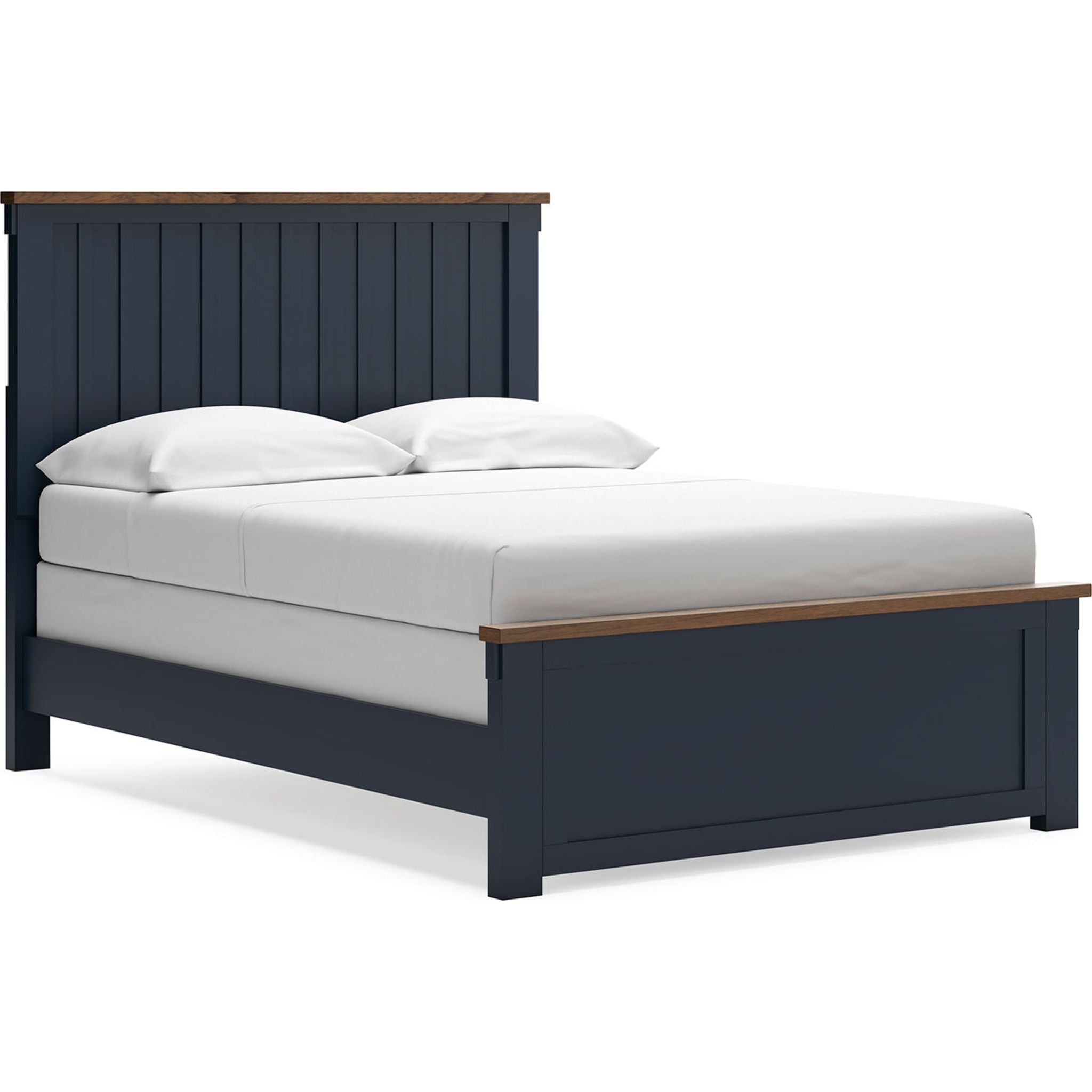 Landocken 6 Piece Panel Bedroom - Blue/Brown