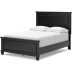 Lanolee 6 Piece Panel Bedroom - Black