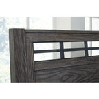 Montillan 6 Piece Queen Panel Bedroom - Grayish Brown