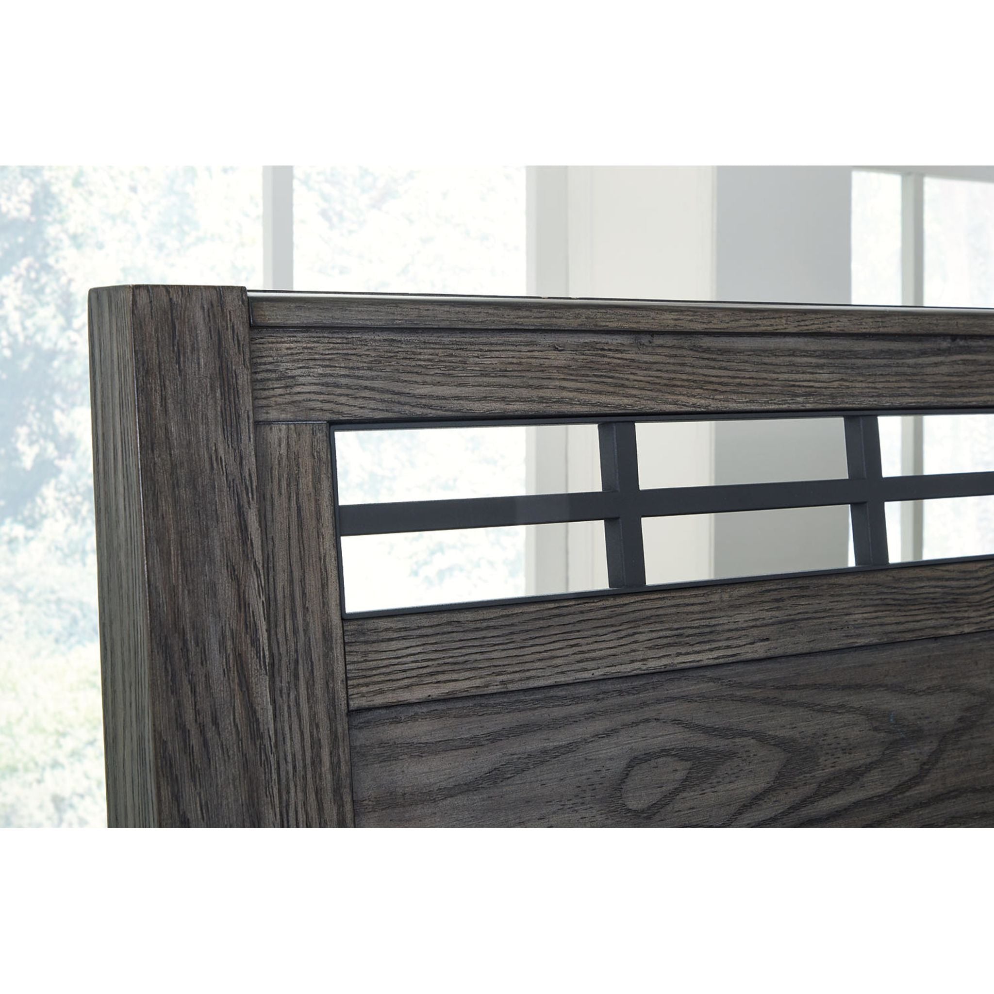 Montillan 6 Piece Queen Panel Bedroom - Grayish Brown