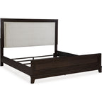 Neymorton 6 Piece Panel Bedroom - Dark Grayish Brown