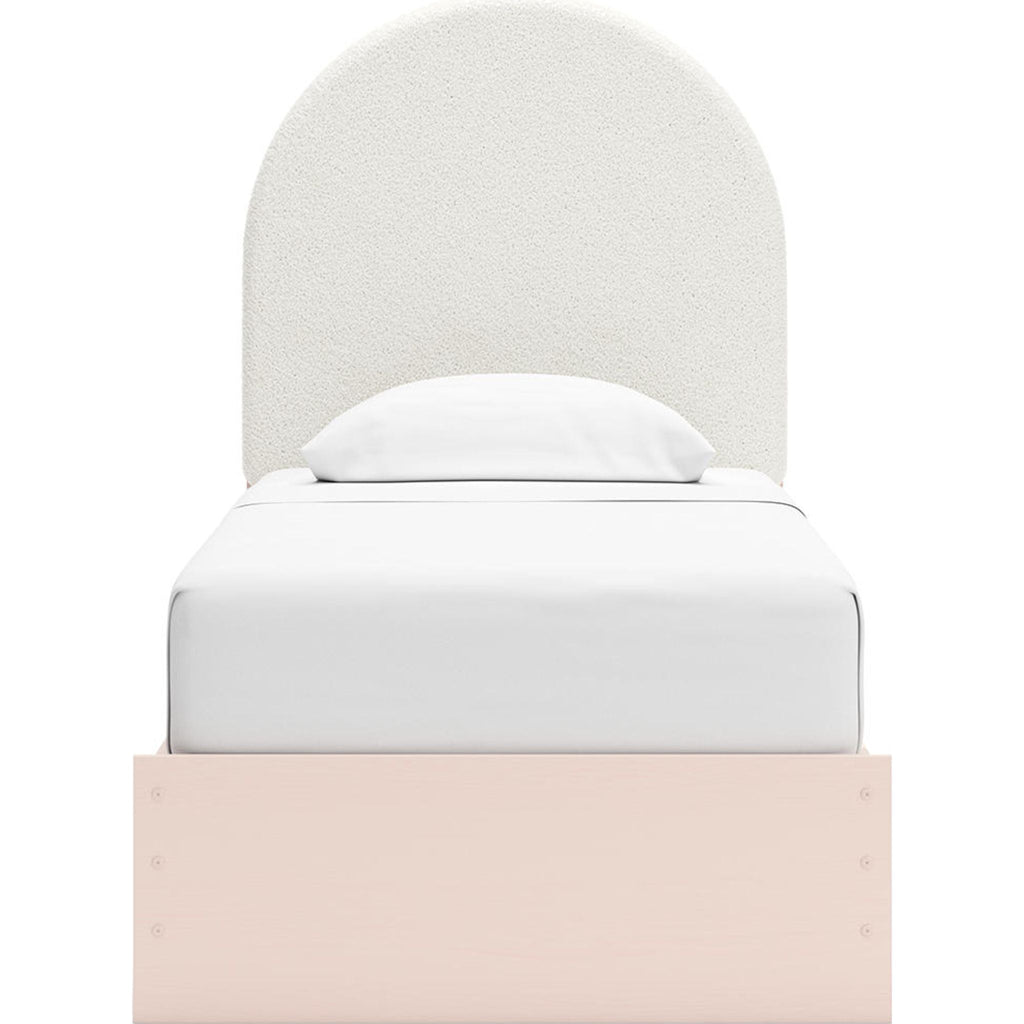 Wistenpine Twin Storage Bed - Blush