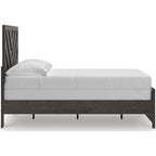 Prendonea Full Panel Bed - Charcoal