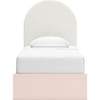 Wistenpine Twin Storage Bed - Blush