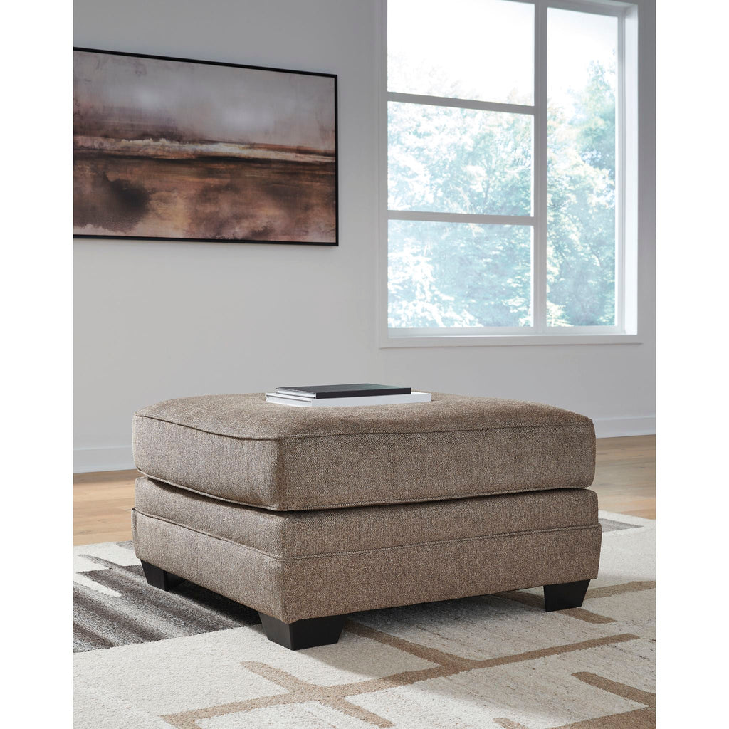 Cannonbrook Oversized Accent Ottoman - Nutmeg