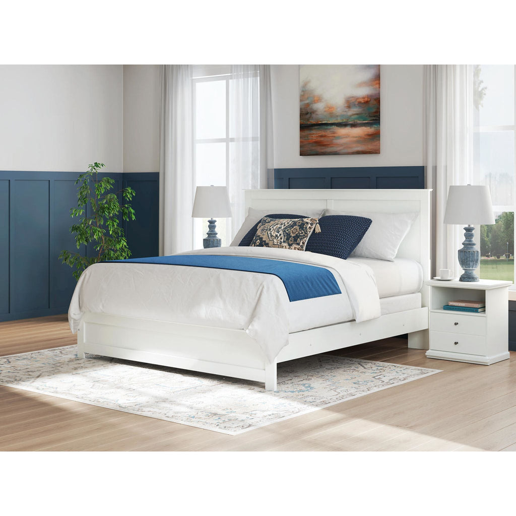 Bostwick Shoals Panel Bed - White