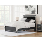 Zuraleus Queen Panel Bed - Black