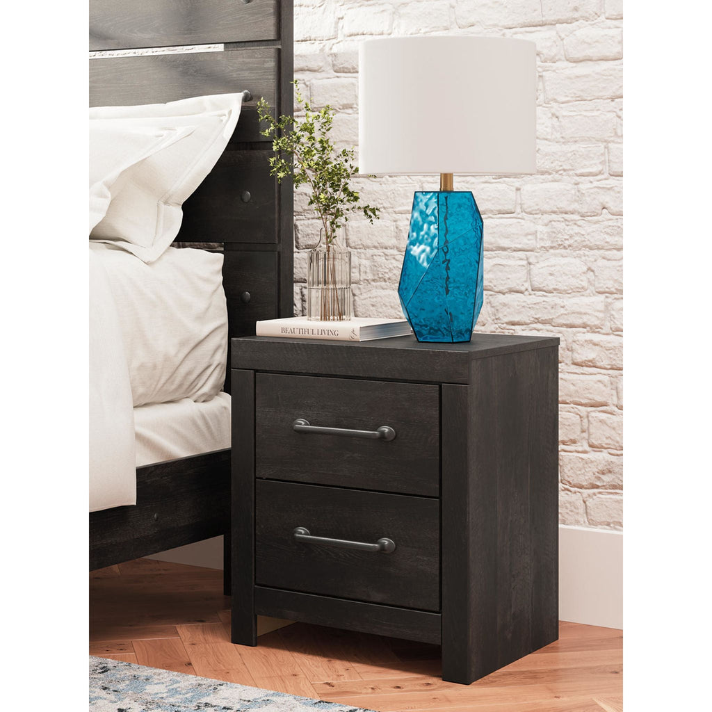 Hollivern Nightstand - Dark Gray