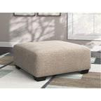 Newellen Oversized Accent Ottoman - Hemp