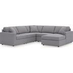 Modmax 5 Piece Modular Sectional with Chaise