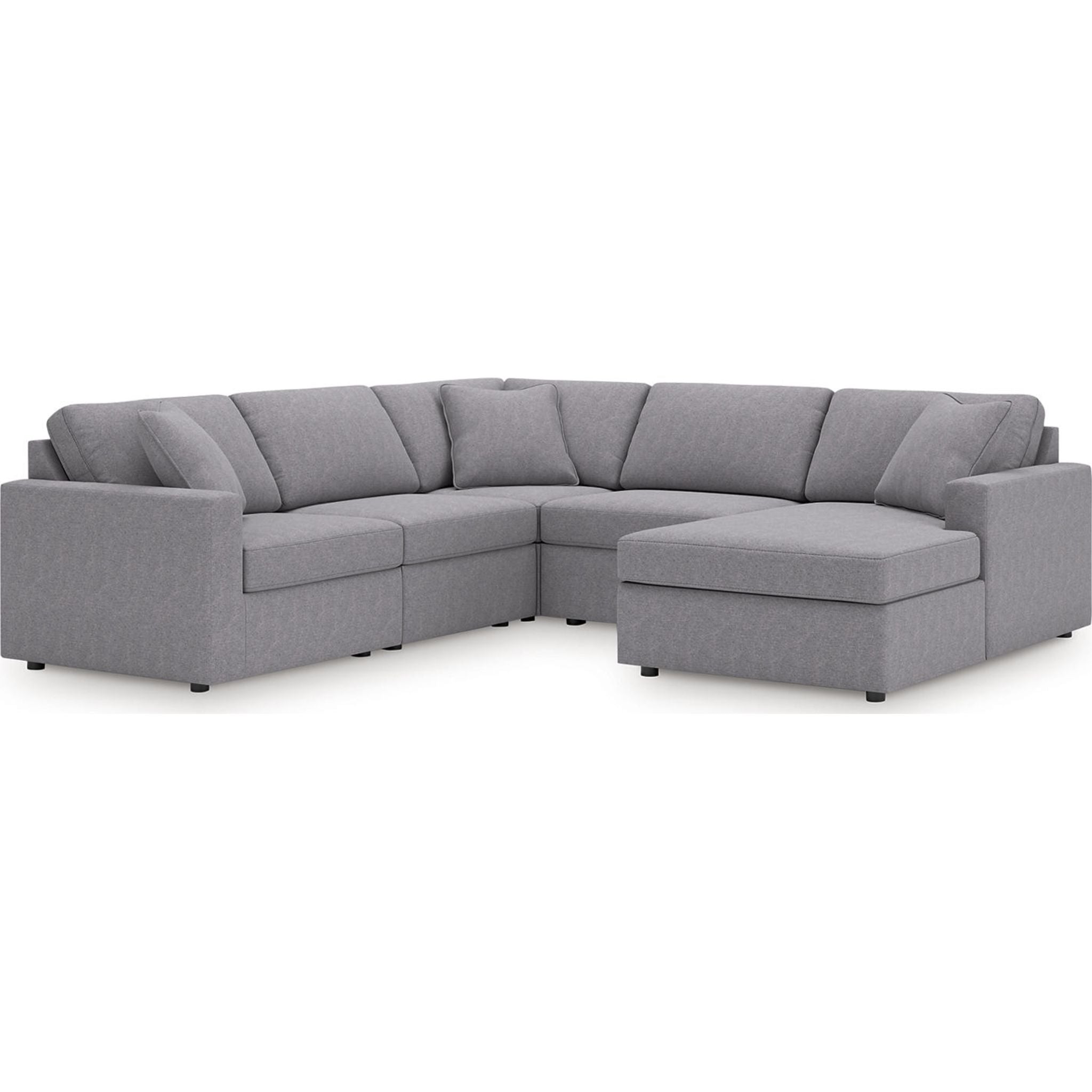 Modmax 5 Piece Modular Sectional with Chaise