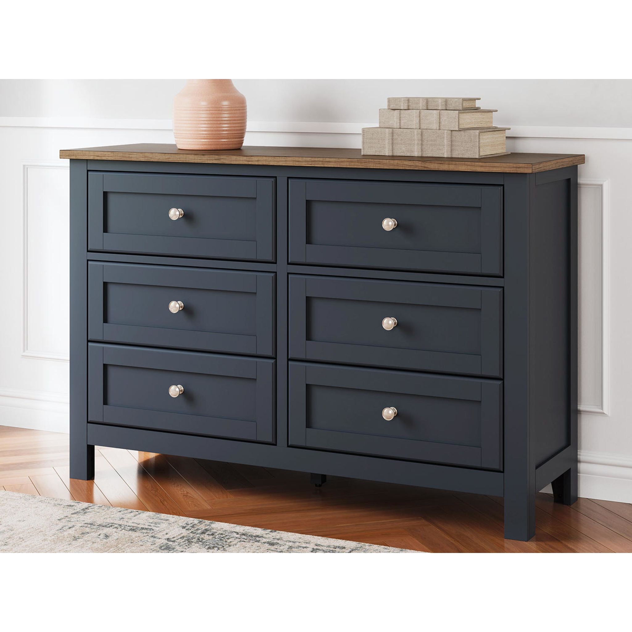 Landocken Dresser - Blue/Brown