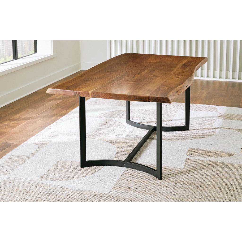 Fortmaine Dining Table - Brown/Black - (D872-25)