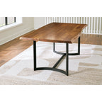 Fortmaine Dining Table - Brown/Black - (D872-25)