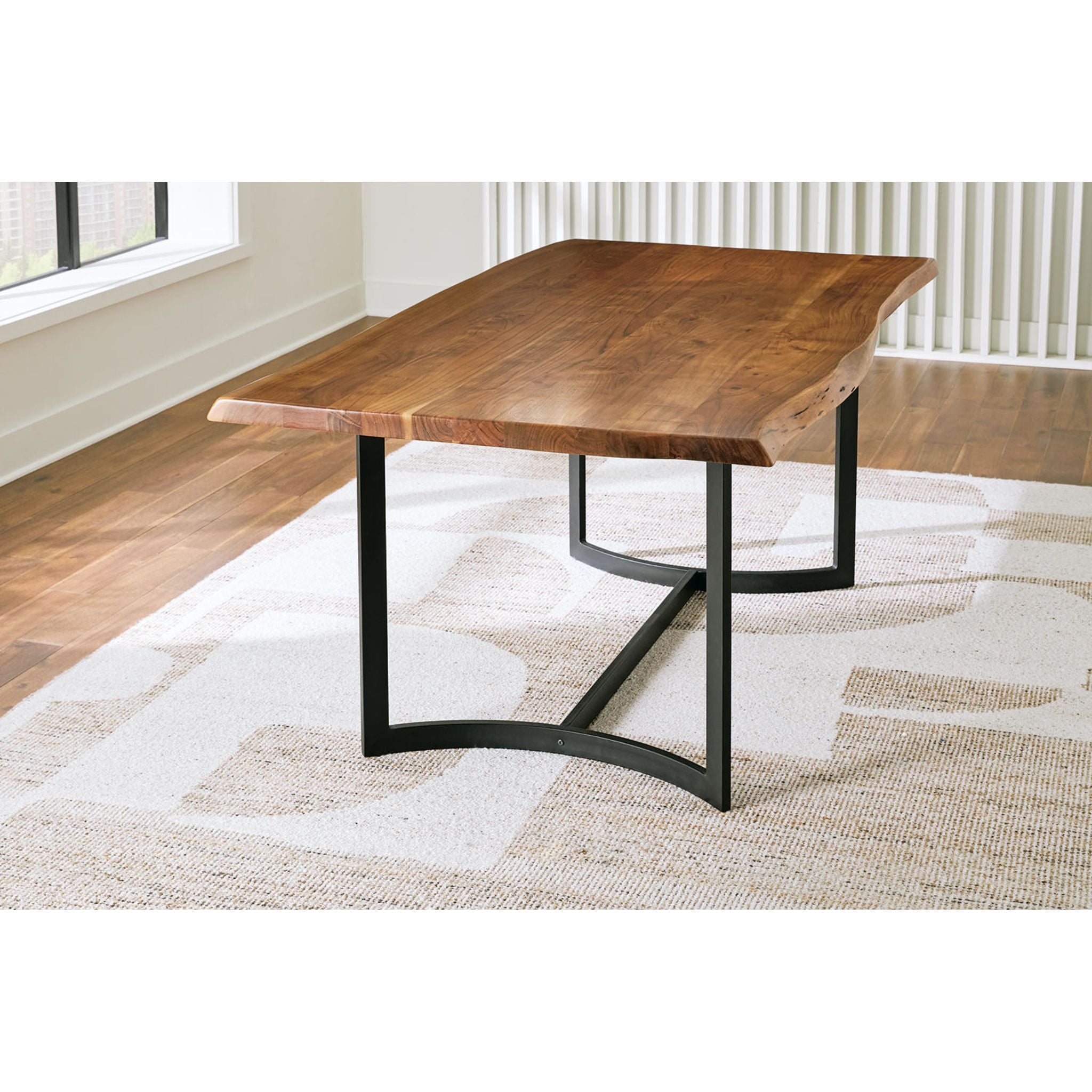 Fortmaine Dining Table - Brown/Black - (D872-25)