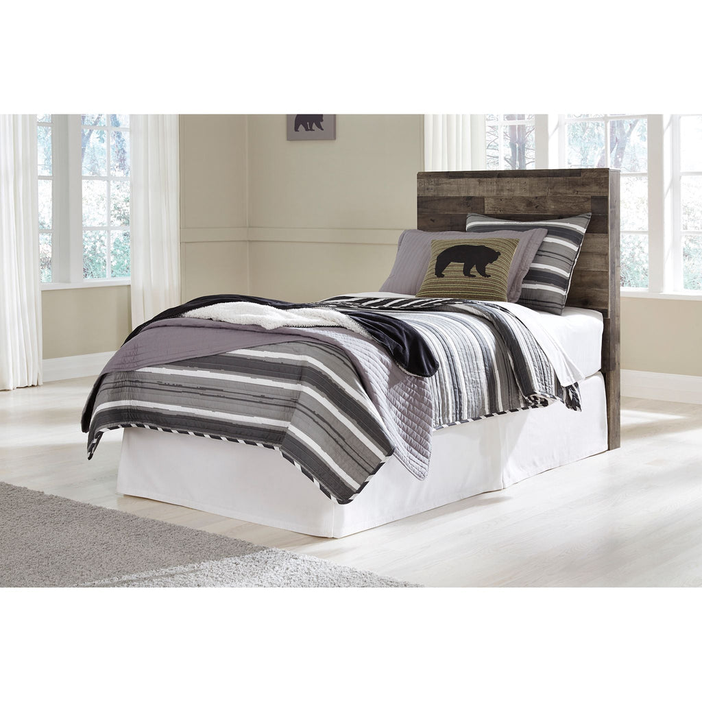 Derekson Panel Headboard - Multi Gray