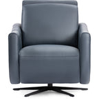 Lune Power Swivel Chair - Madras Blue