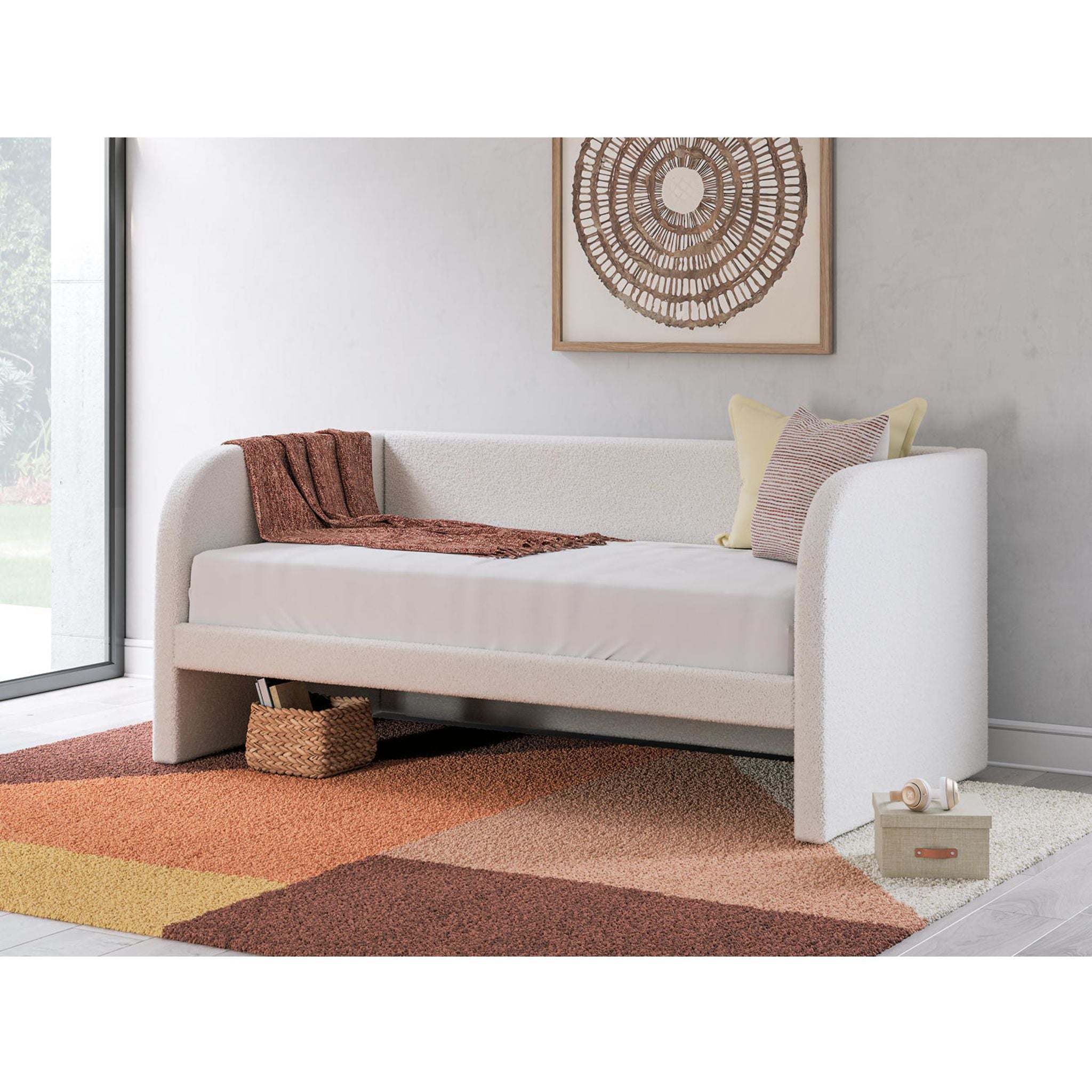 Arloster Daybed - Tan/White