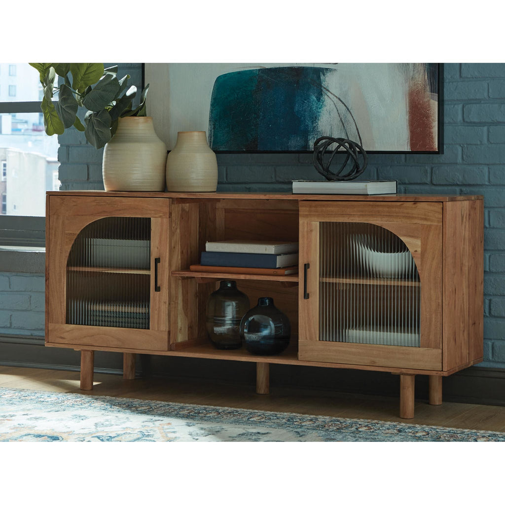 Adway Accent Cabinet - Natural Brown