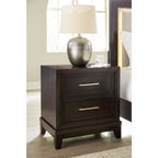 Neymorton Nightstand - Dark Grayish Brown