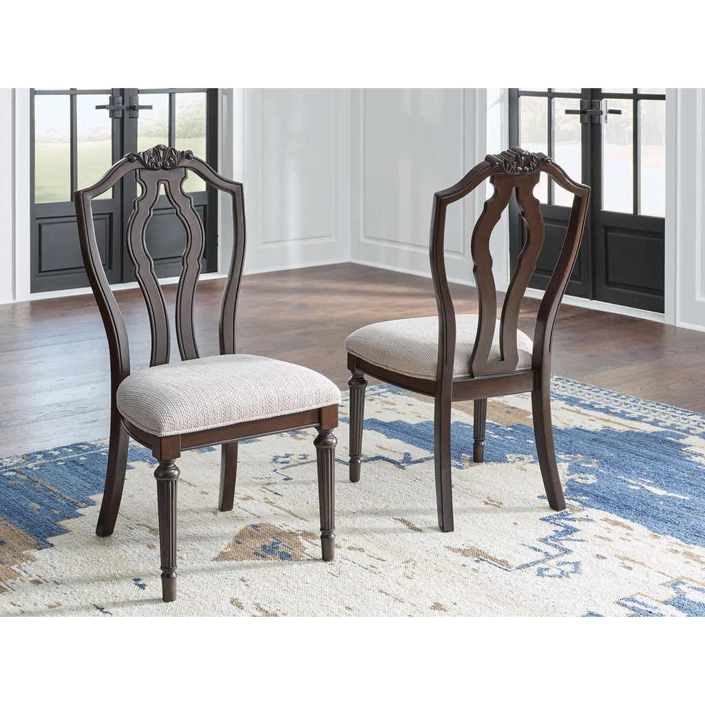 Lavinton Dining Chair - Tan/Brown - (D764-01)
