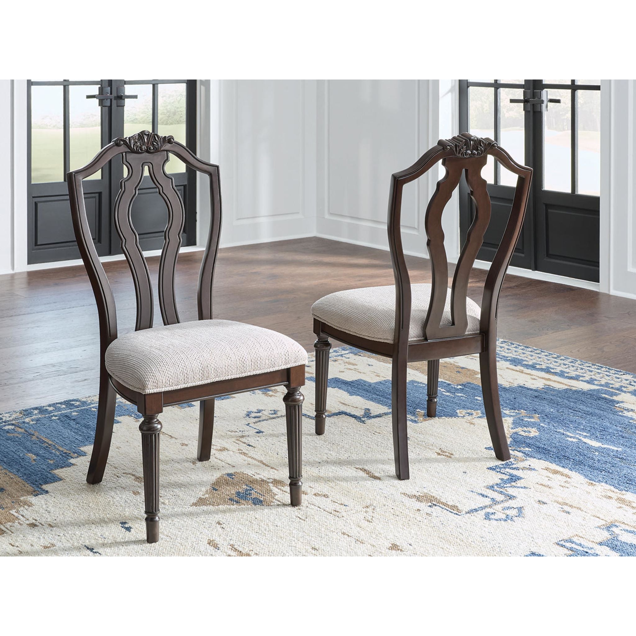 Lavinton Dining Chair - Tan/Brown - (D764-01)