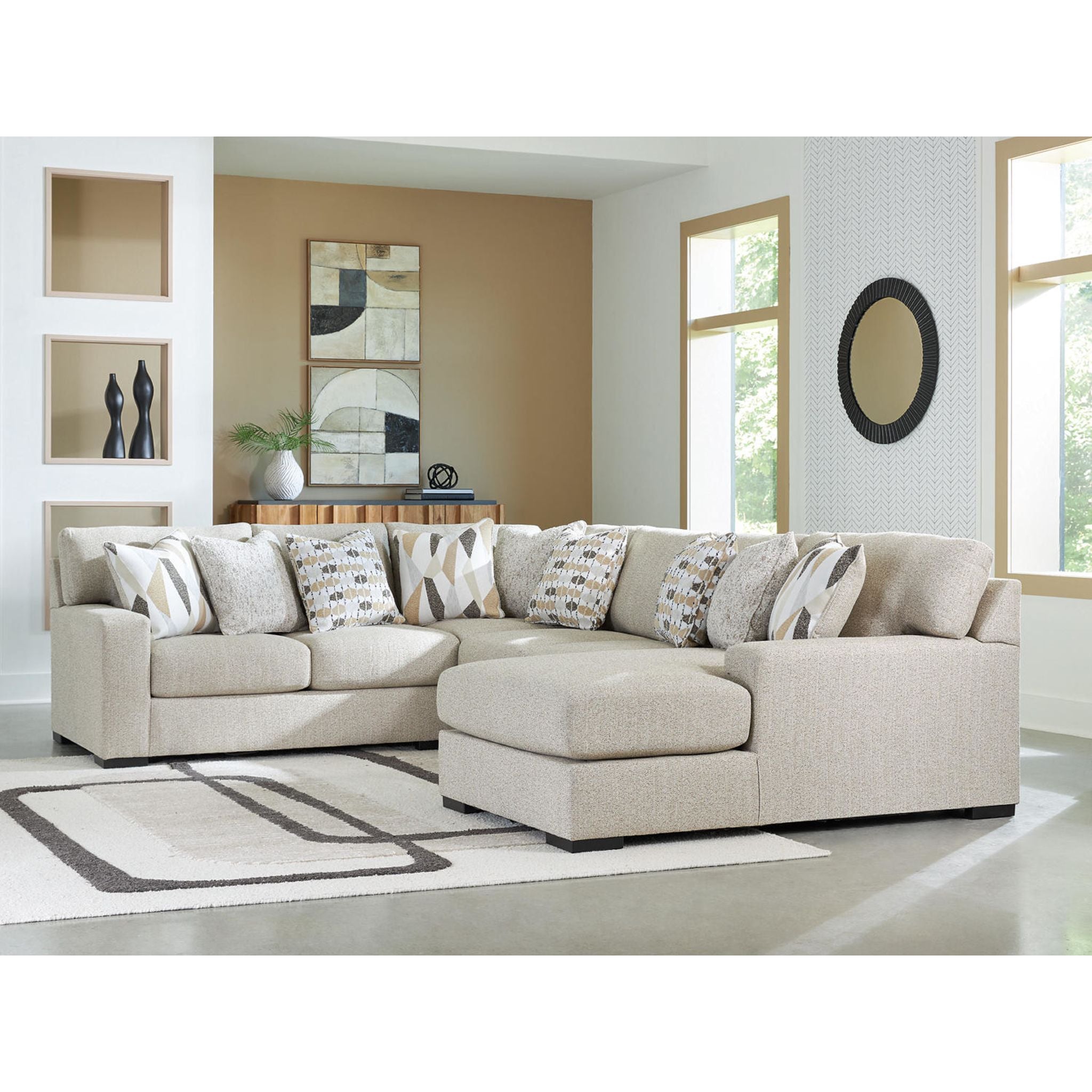 Laurelgrove 4 Piece Sectional with Chaise